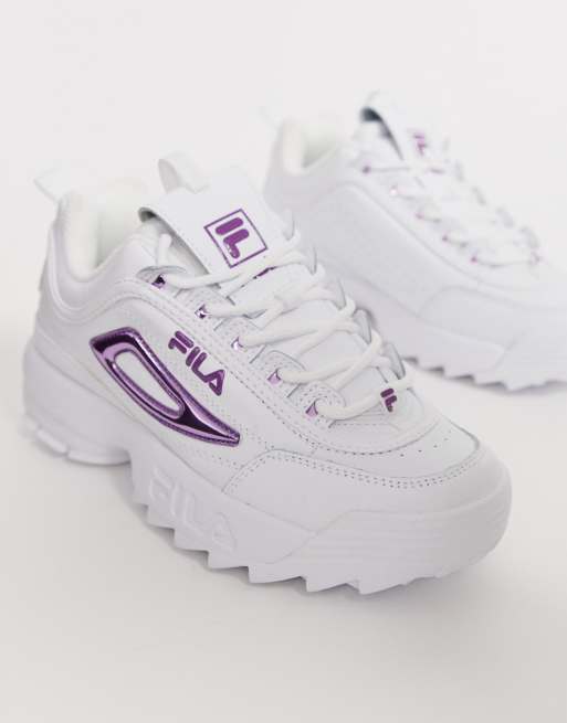 Fila on sale disruptor bianche