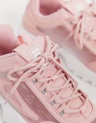 asos fila disruptor pink