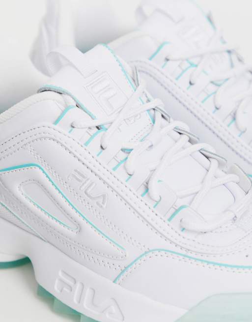 Baby blue hot sale fila shoes