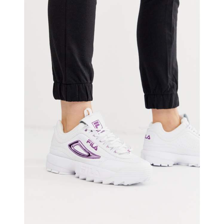 Metallic on sale fila sneakers