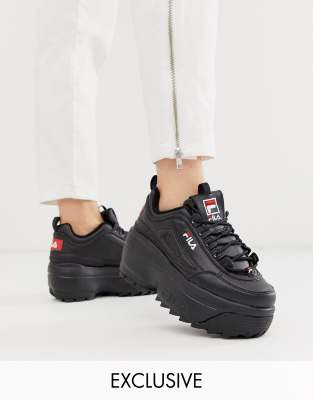 scarpe fila con zeppa