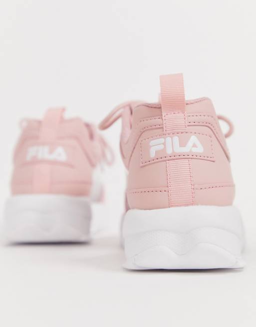 Light pink fila shoes sale