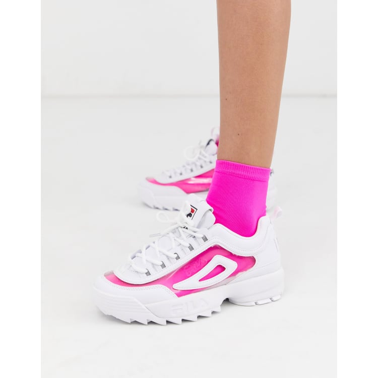 Asos fila deals disruptor pink