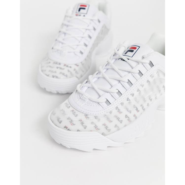 Fila see best sale through shoes