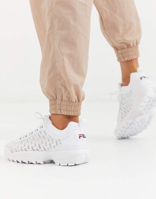 Clear on sale fila disruptor