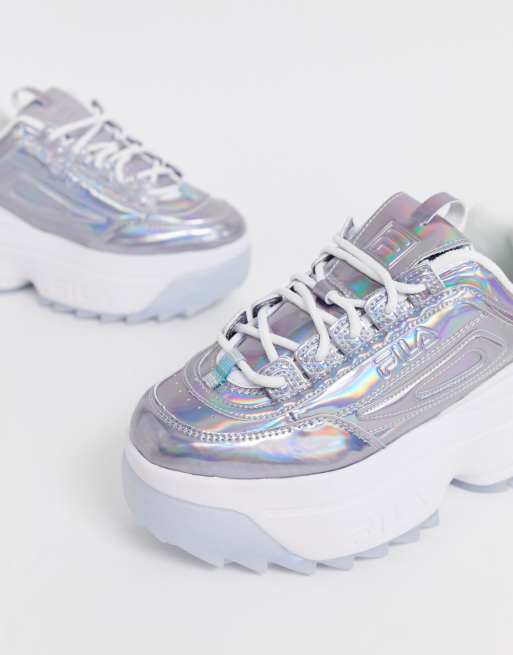 Fila disruptor ii discount silver