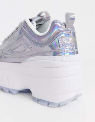 iridescent fila trainers