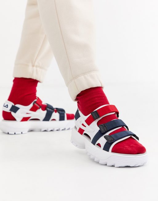 Fila disruptor deals with strap