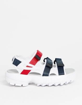 Fila disruptor logo sandals sale