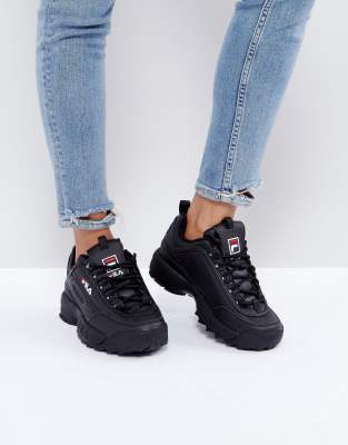 fila scarpe donna nere