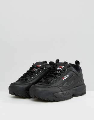 fila disruptor tutte nere