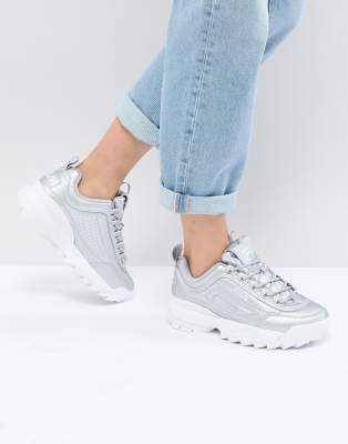 fila sneakers argento