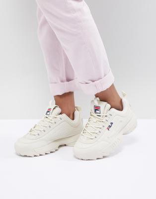 fila cream sneakers