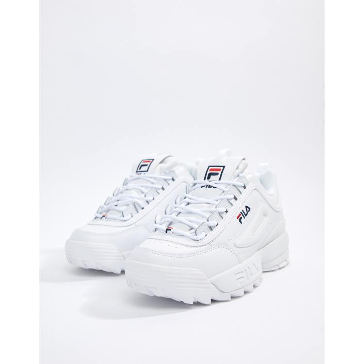 Fila Disruptor Sneakers In White ASOS