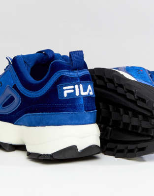 fila disruptor blue velvet