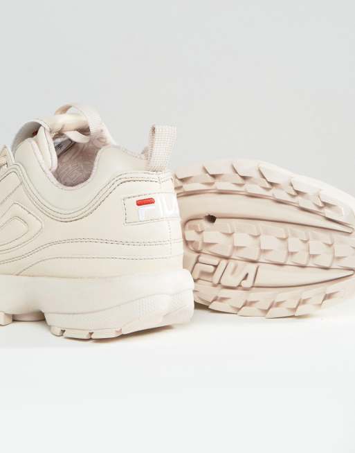 Fila disruptor hot sale tan