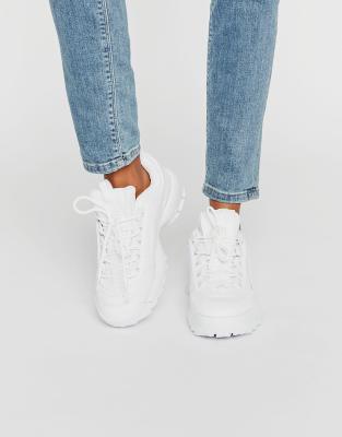 Fila Disruptor Trainers In White | ASOS