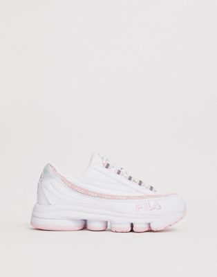 Fila - Dragster 97 - Sneakers bianche e rosa | ASOS