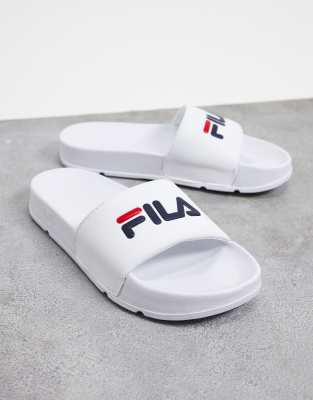 fila white sliders
