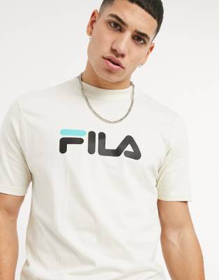 beige fila shirt