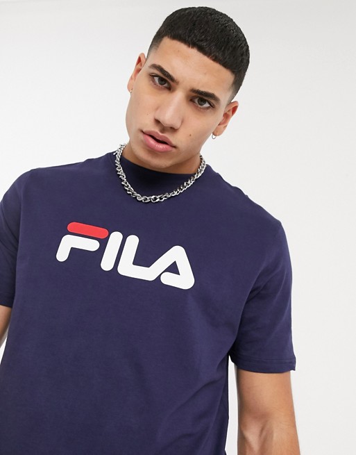 Fila eagle logo t-shirt in navy