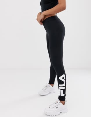 fila logo leggings