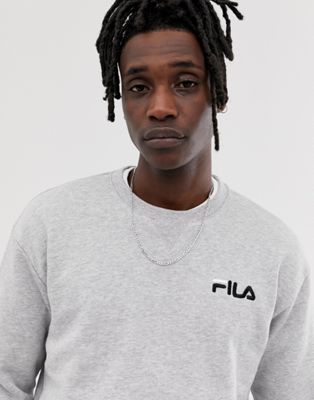 Fila - Everyday - Sweatshirt met klein logo in grijs