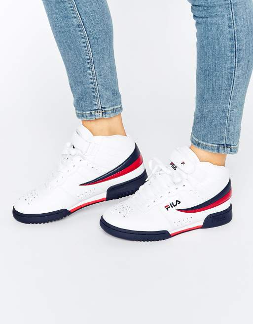 Fila | Fila F-13 Mid Trainers In White