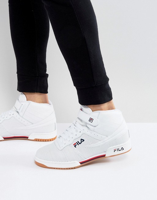Fila | Fila F13 Perforated Mid Trainers With Strap