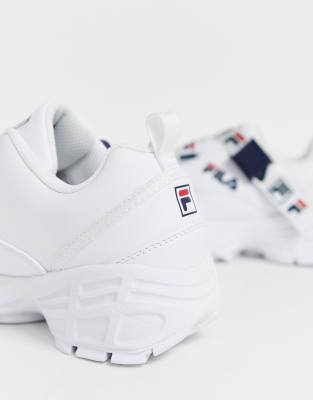 fila white fast charge trainers