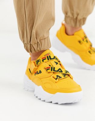 fila shoes yellow colour