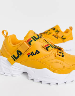 yellow and orange filas