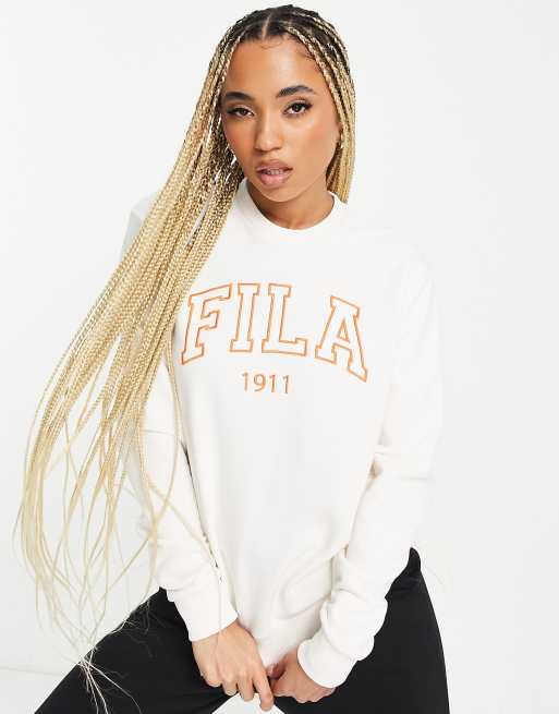 Fila felpa sales bianca