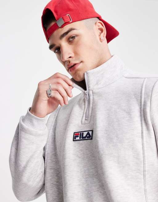 Felpa on sale zip fila