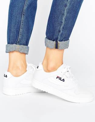 fila white fx100 low trainers womens