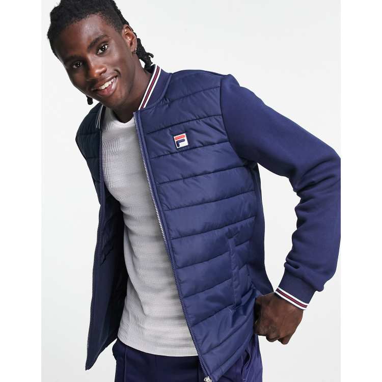 Giacca Imbottita Giacca Fila Con Cappuccio Giubbotto Fila Classic