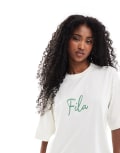 [Fila] Fila graphic t-shirt in white XS White