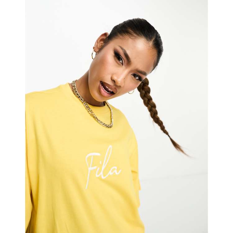 Fila T-shirt in yellow |