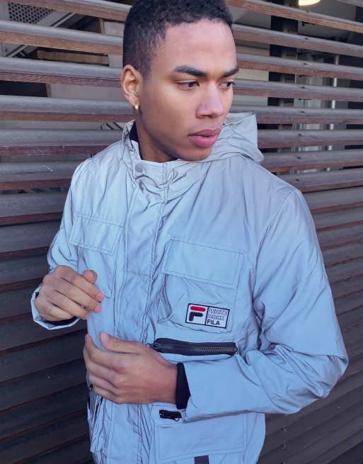 Fila white shop jacket