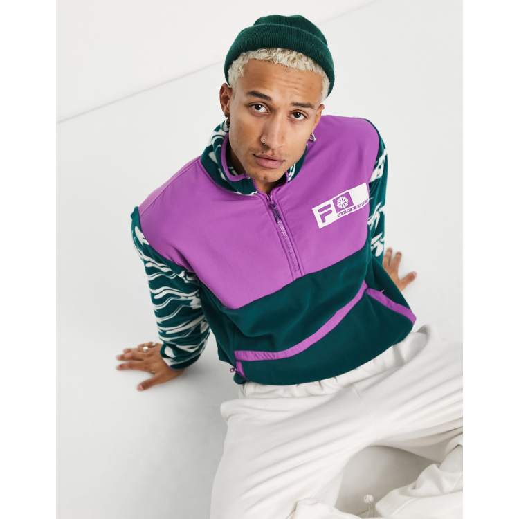 Chandals Fila Jaida Based Layer Half Zip Mujer Moradas Y