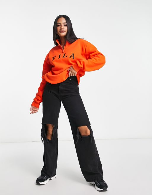 Fila hoodie online orange