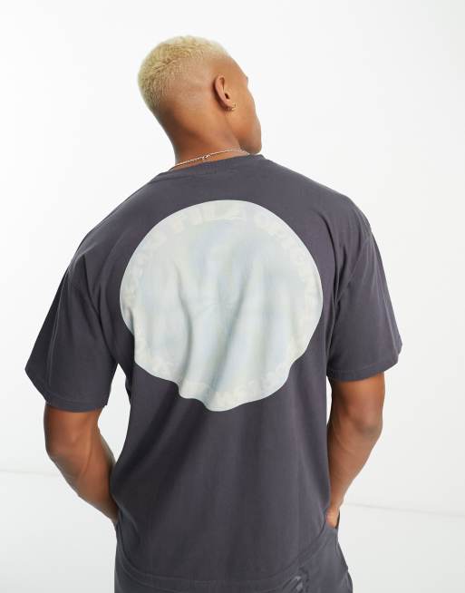 Fila Haze oversized t-shirt with back print in grey