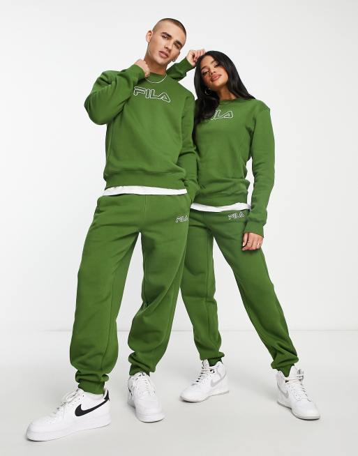 Fila pantaloni verdi hotsell