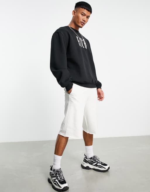 Fila heritage sweatshirt in black