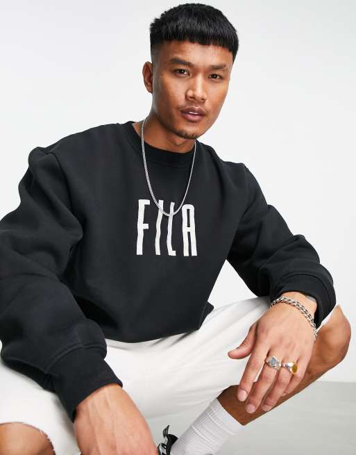 Fila heritage on sale black