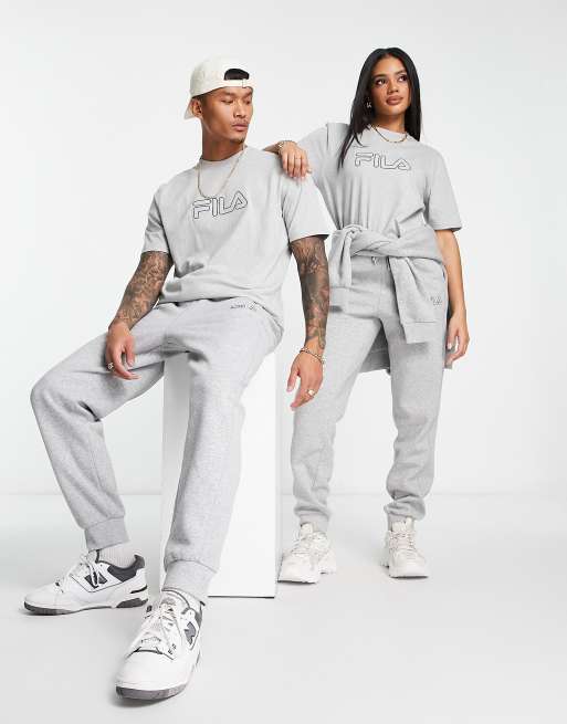 Fila Heritage T shirt grigia unisex ASOS