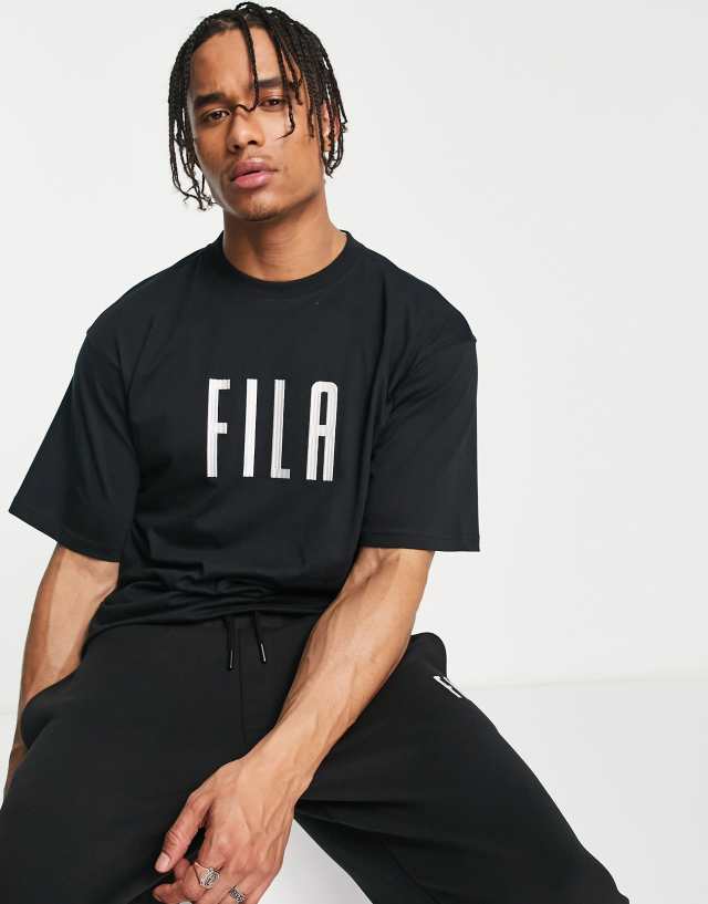 Fila Heritage T-shirt in black