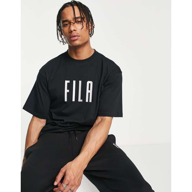 Fila Heritage T shirt nera ASOS