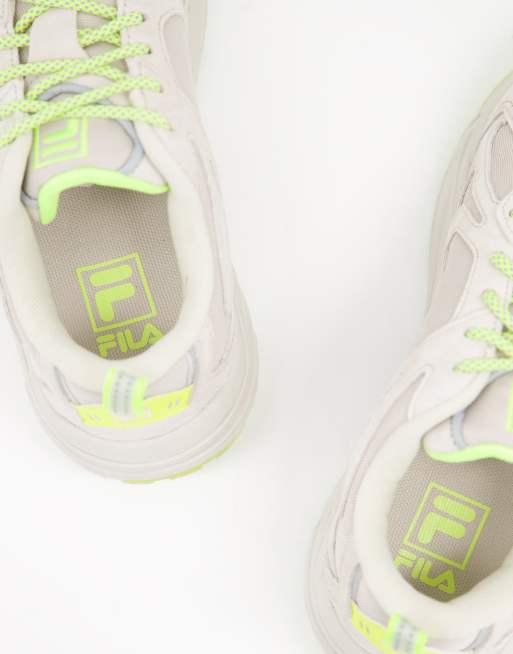 Lime green clearance filas