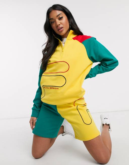 Fila yellow sweatshirt women's deals